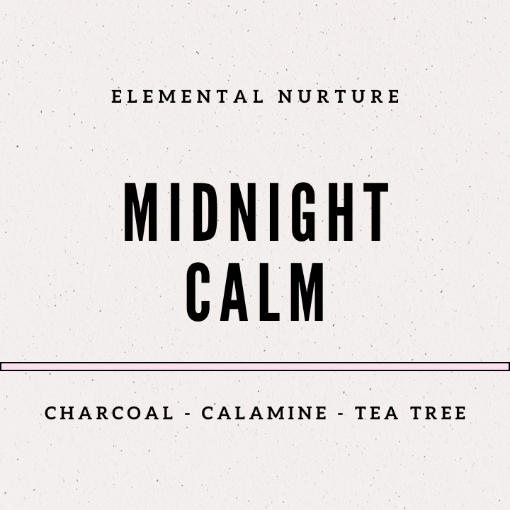 Midnight Calm Natural Handmade Soap is a soothing, skin-purifying soap crafted with nourishing ingredients that provide ultimate cleansing and gentle care. The calming combination of activated charcoal, calamine clay, and kaolin clay works together to detoxify and balance the skin, while the invigorating scent of tea tree, rosemary, anise star, and spearmint essential oils creates a refreshing, spa-like experience.
This artisanal soap is packed with skin-loving ingredients like aloe vera juice, designed to